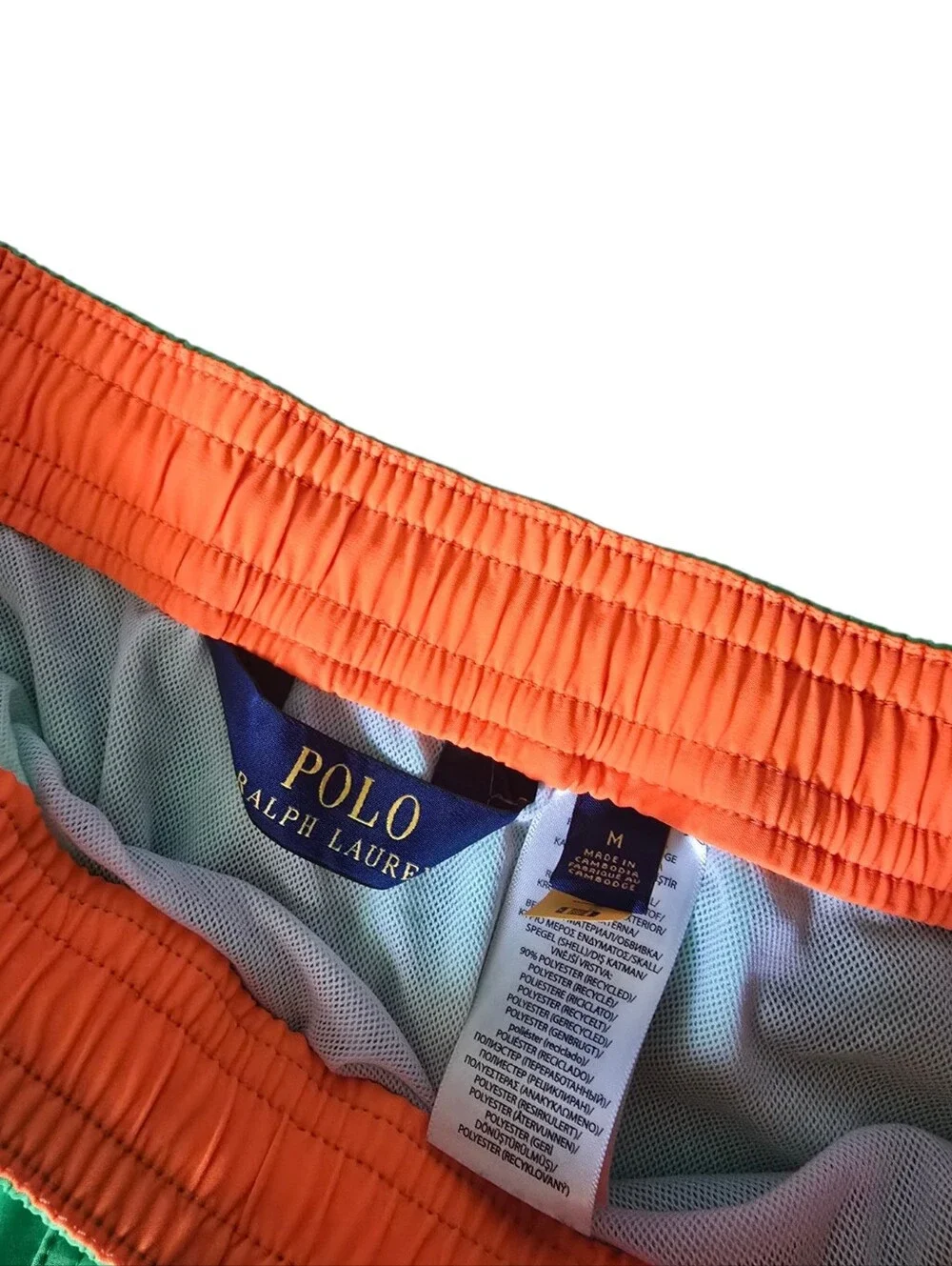 Polo Ralph Lauren Men's Traveller Swim Short in Toucan Green